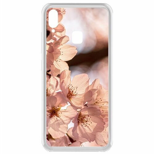 Чехол-накладка Krutoff Clear Case Ранняя весна для Vivo Y91/Y91i/Y93/Y95 holder glitter case for vivo y12 y15 y20 y50 y30 y51 y31 y53 y55 y66 y69 y71 y72 y75 y79 y85 y91 y95 y93 y91c y97 silicone cover