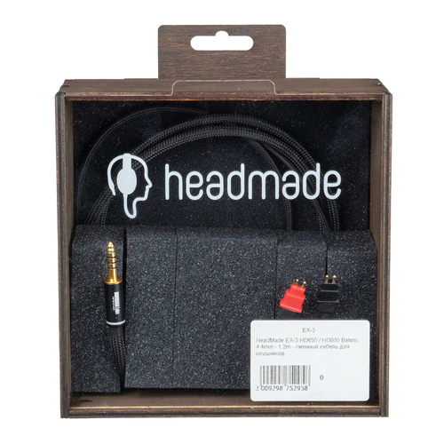 HeadMade EX 3 HD650 / HD600 Balans 4.4mm   1.2m   сменный кабель для наушников