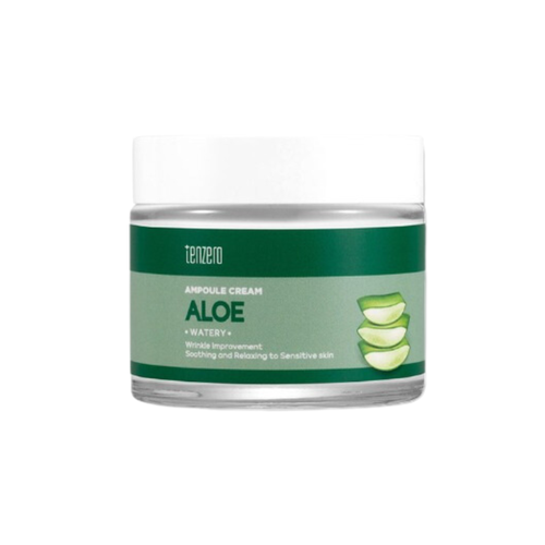 Успокаивающий ампульный крем с экстрактом алоэ TENZERO Watery Aloe Ampoule Cream