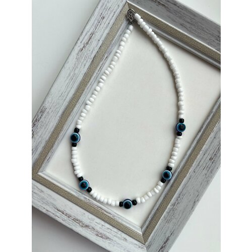 Чокер, длина 37 см, белый