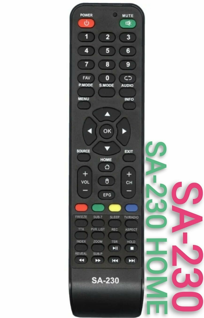 Пульт SA-230 для SHIVAKI/шиваки телевизора/sa-230 home