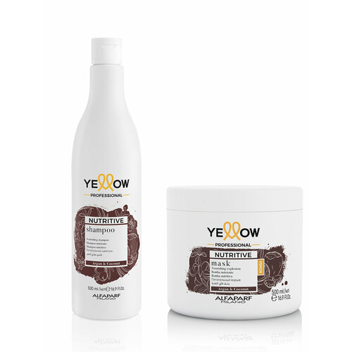 Набор для сухих волос YE NUTRITIVE шампунь 500 мл маска 500 мл YELLOW 25392_25393 2543₽