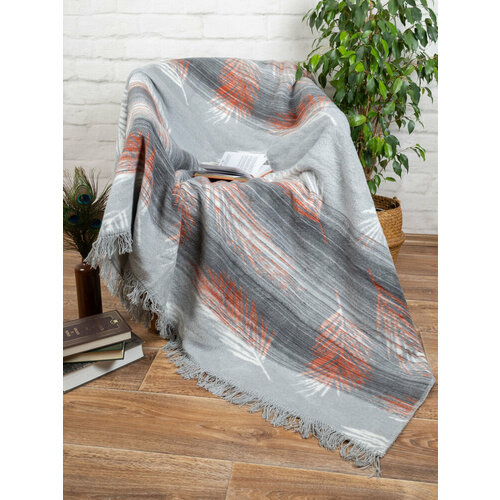 Плед хлопковый Ambiella 22113C, евро размера 200х220, хлопок