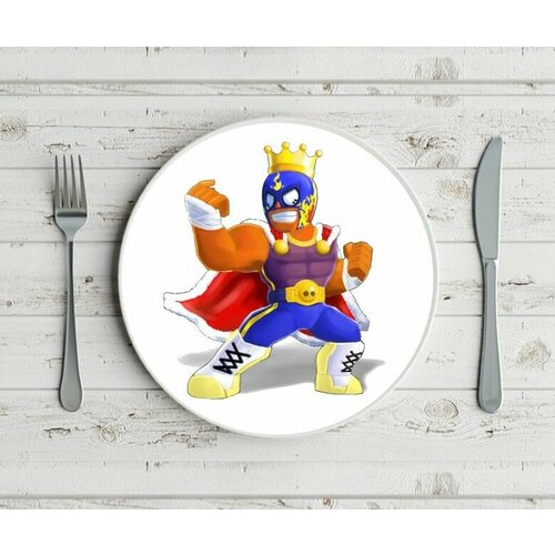 Тарелка Бравл Старс Brawl Stars 12 с Эль Примо 1400₽