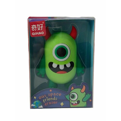 Ластик конструктор канцелярский 3D монстрик