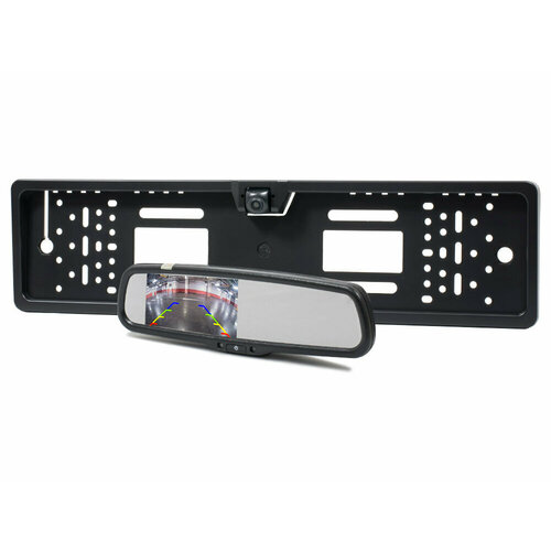 AVEL Комплект из зеркала с монитором и камеры в рамке номерного знака AVS0410BM AVS309CPR HD 12300₽