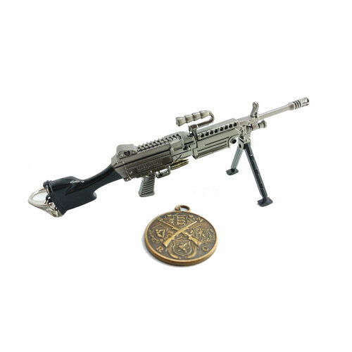 Сборная миниатюрная модель пулемета m249