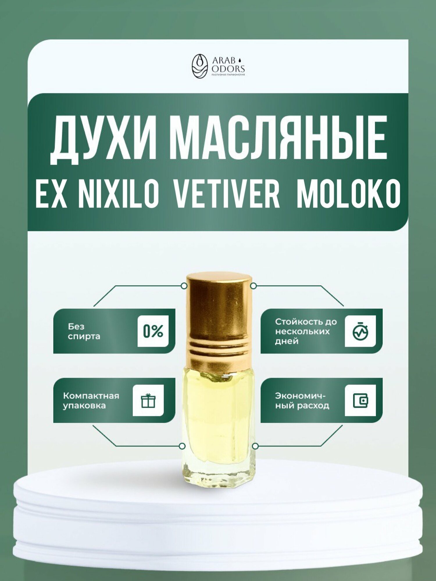 Vetiver moloko (мотив) масляные духи