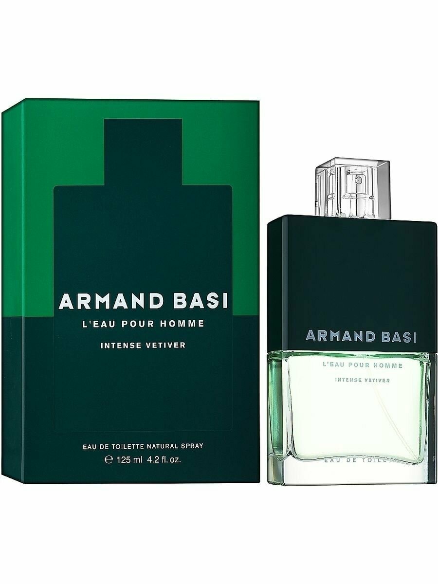 ARMAND BASI L'Eeu Pour Homme Intense Vetiver Мужская туалетная вода 125 мл