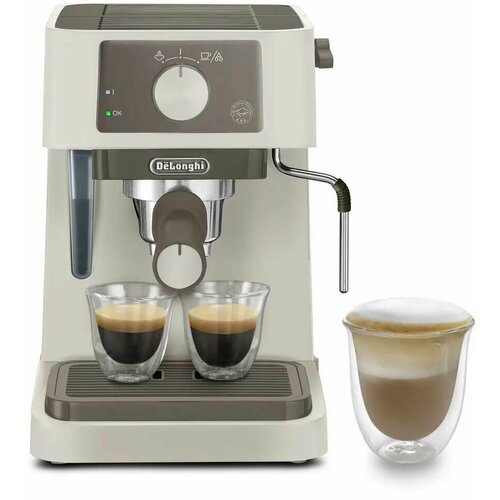 Кофеварка DeLonghi EC235 CR рожковая бежевый 0132104221 1798900₽