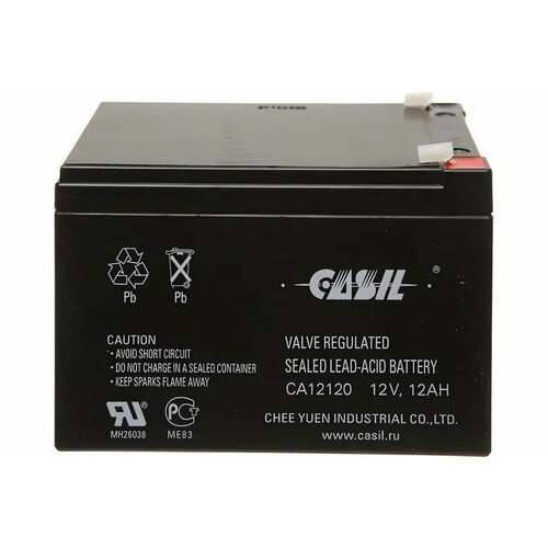 Аккумуляторная батарея CASIL CA12120 2 12 В / 12 Ач, F2 10601042