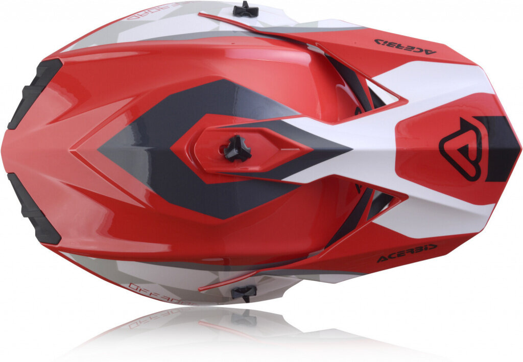 Шлем Acerbis LINEAR Red/White S — фото 9
