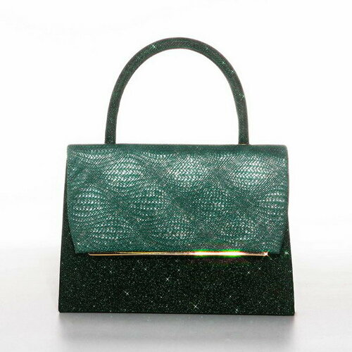 фото Сумка клатч сима-ленд, зеленый