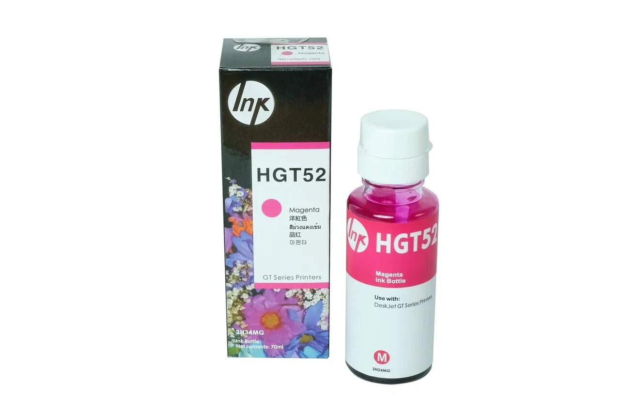 Чернила SP-H-GT52M (M0H55AE) для HP (пурпурные, 100ml)