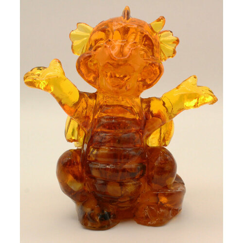 Сувенирная фигурка с янтарем Дракон