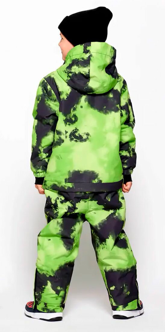 Комбинезон горнолыжный oneskee Осень-зима 2023, размер 5-6, , зеленый, черный — фото 1