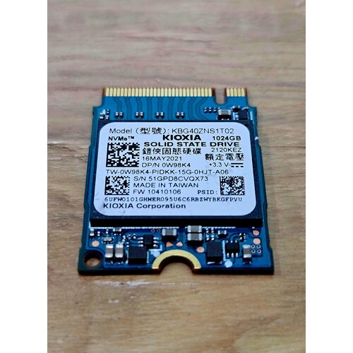 SSD M2 накопител KIOXIA BG4 - KBG40ZNS1T02 PCIe Express NVMe 30 x4 1TB 575000₽