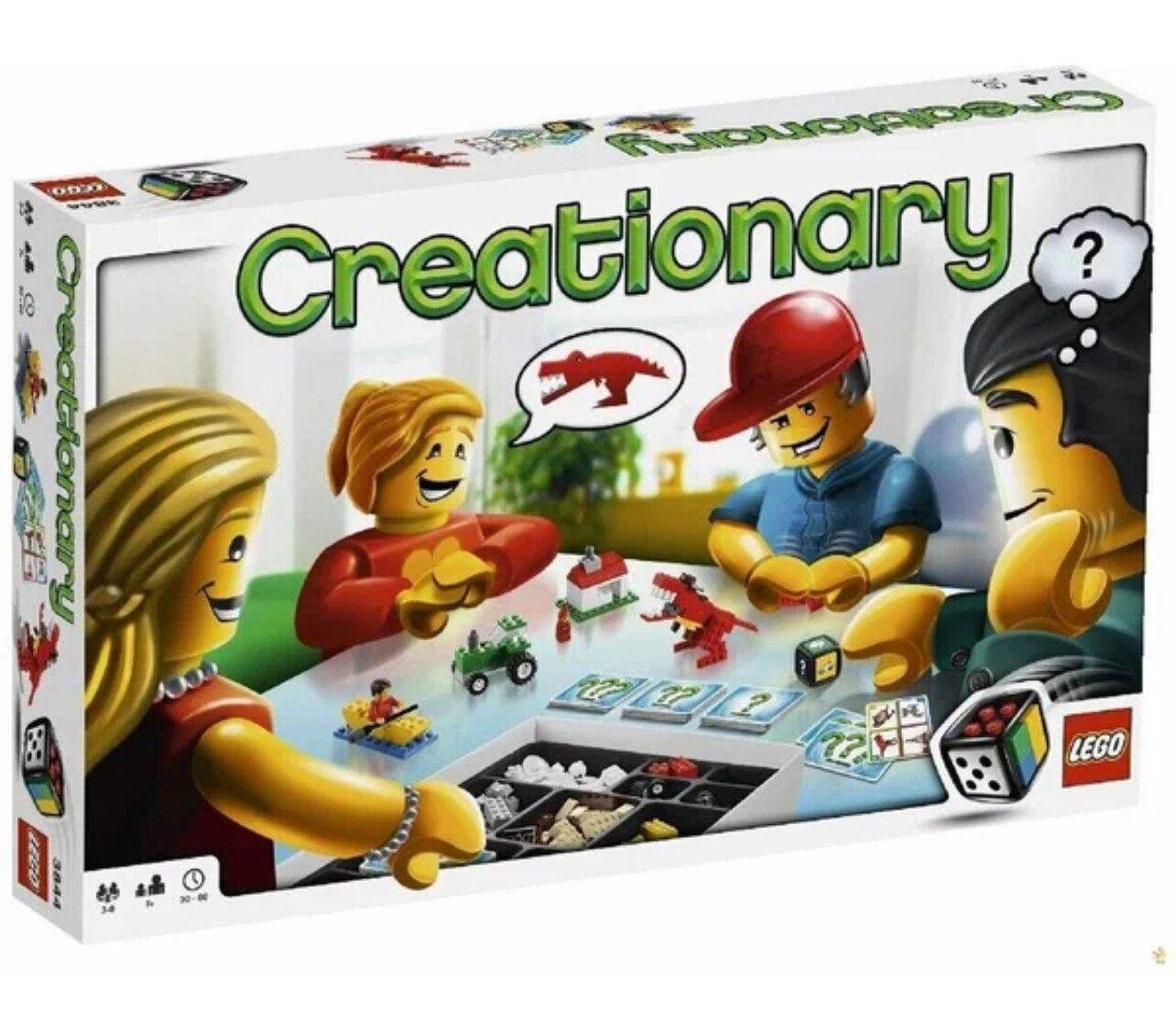 Конструктор LEGO Games 3844 Творчество Creationary (Lego Creationary Buildable Board Game)