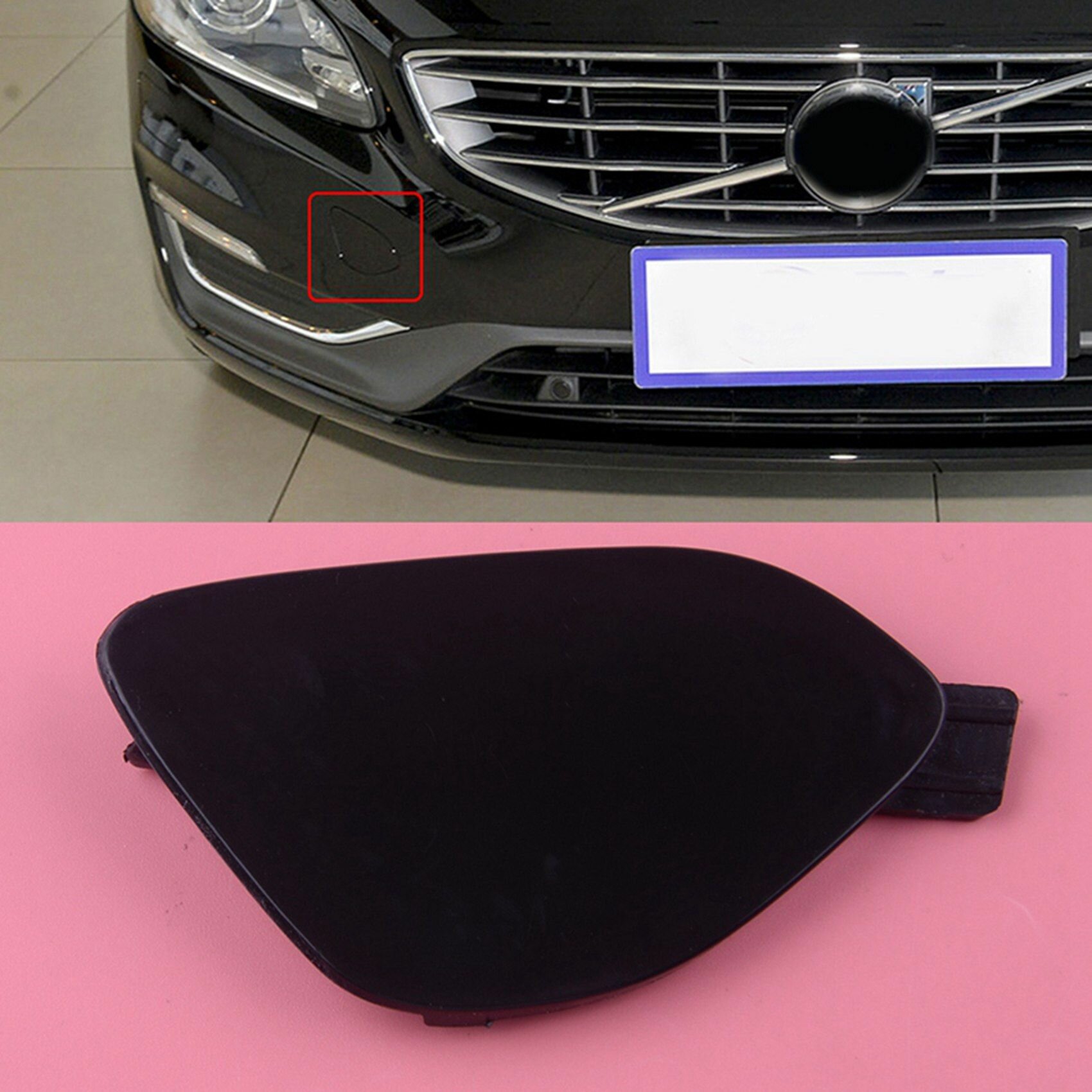 Заглушки для буксирного крюка переднего бампера MyPads для Volvo XC60