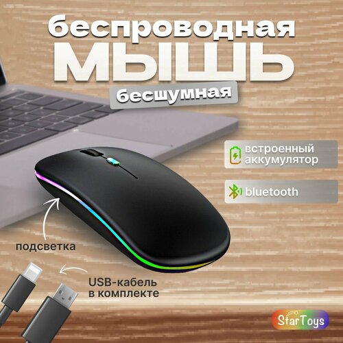Беспроводная светодиодная компьютерная мышь 50200₽