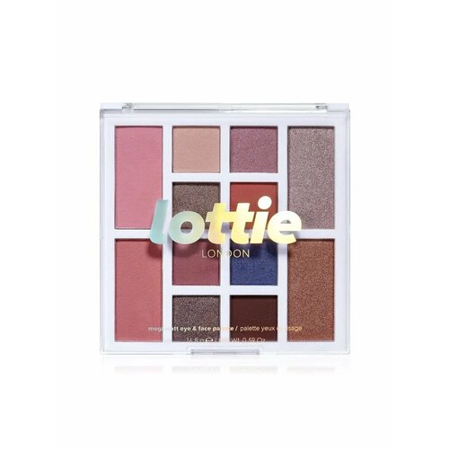 Палетка теней, хайлайтеров и румян Mega Watt, All Day Party/