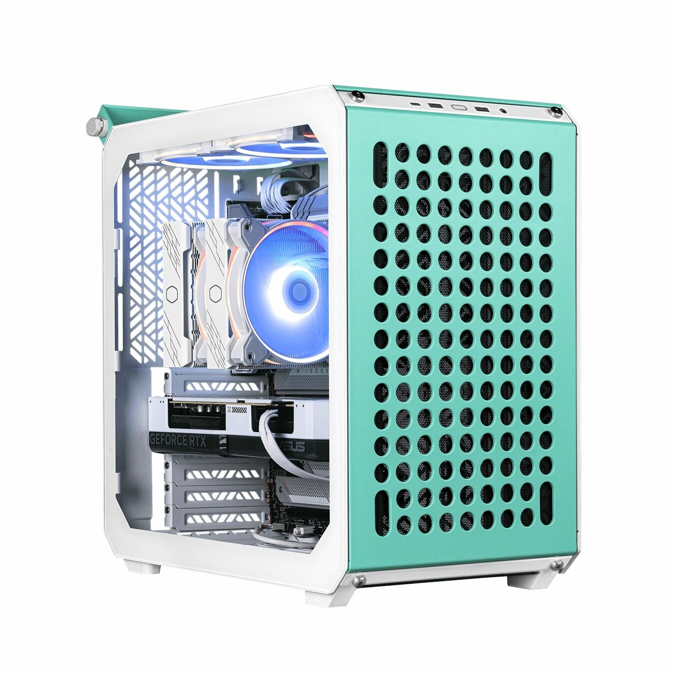 Компьютерный корпус Cooler Master Qube-500 Macaron Edition — фото 1