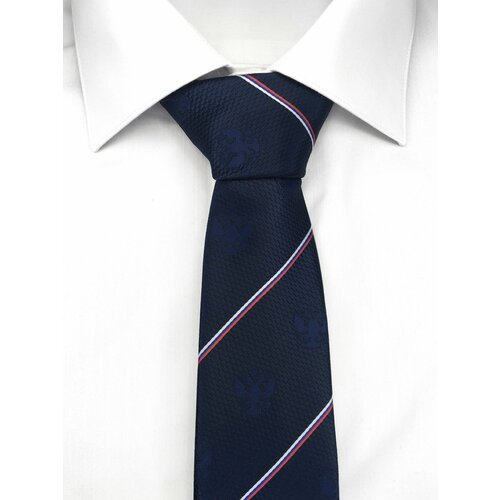 Галстук , темно-синий