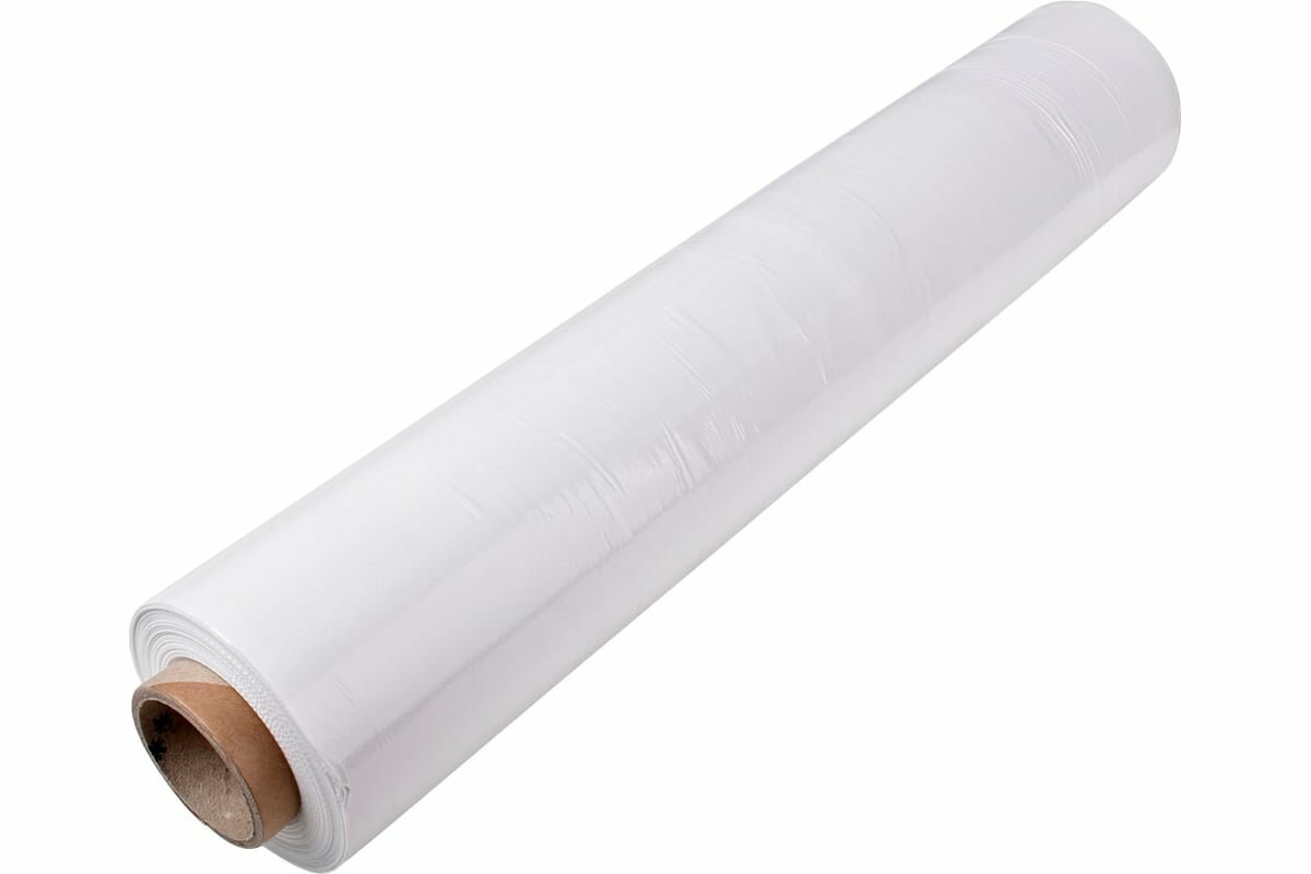 фото Пакполимер Стрейч пленка первый сорт белая 500мм 1200гр 23мкм
