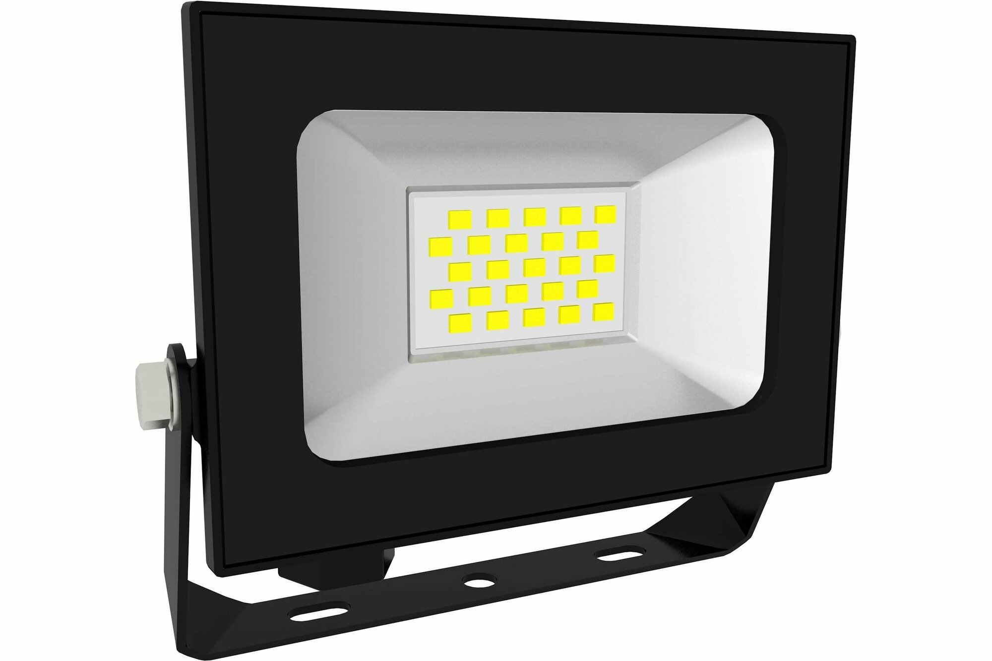 фото Прожектор светодиодный Двадцаточка СДО 20Вт 5000К IP65 черный