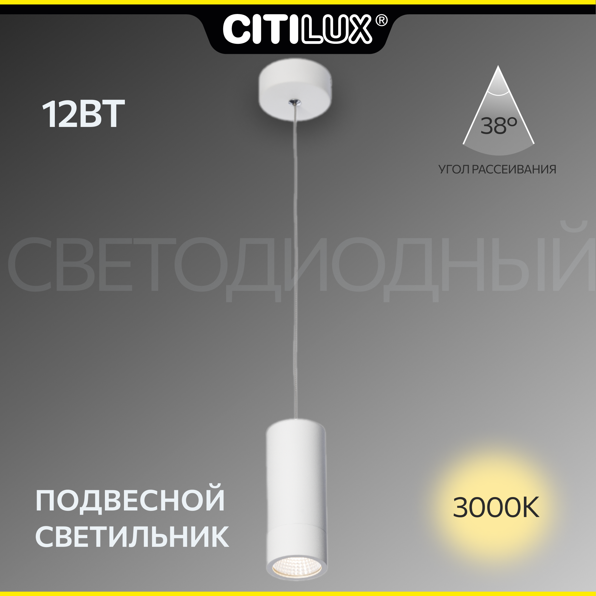 фото Светильник светодиодный Citilux Стамп CL558120