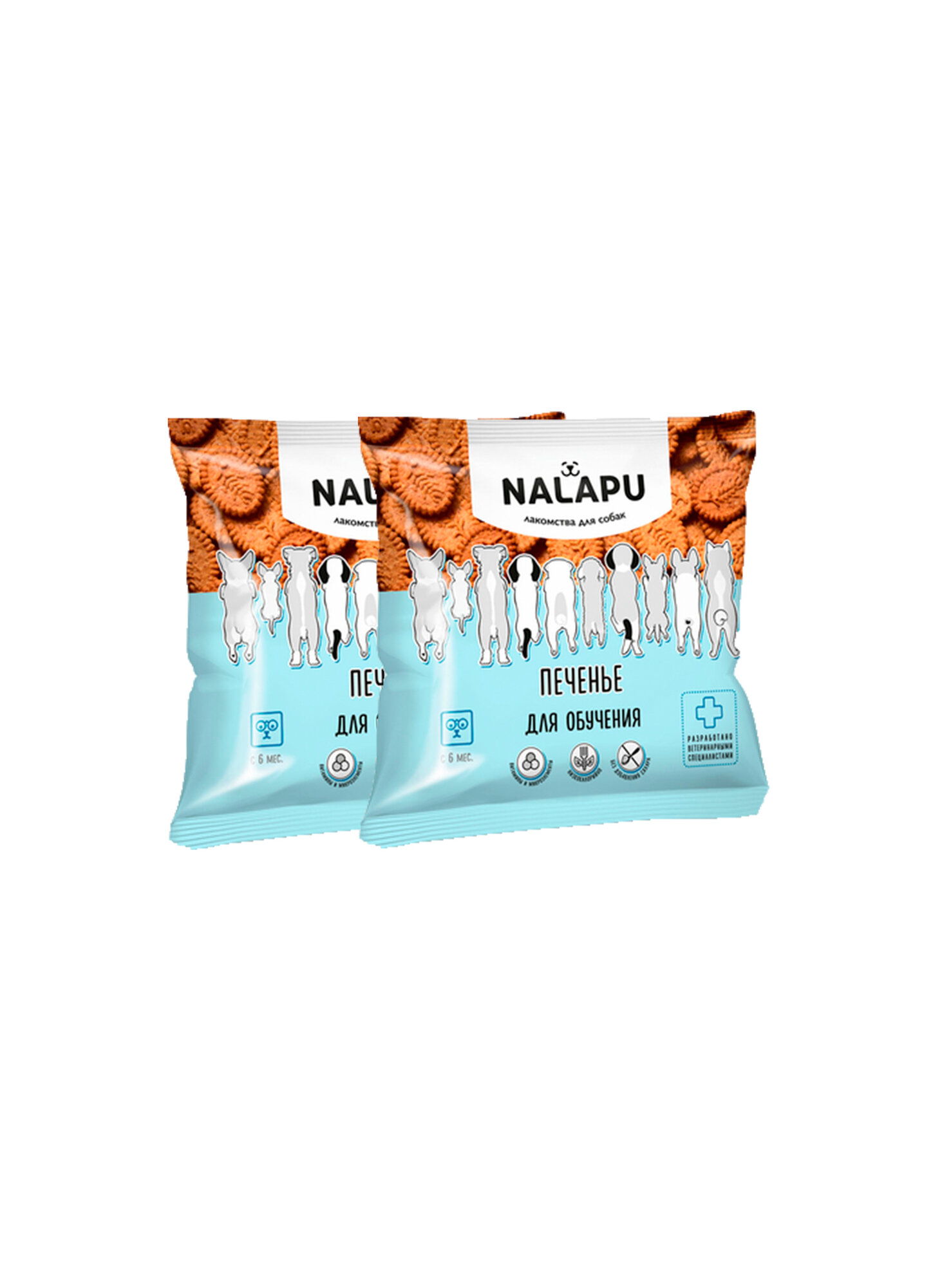 NALAPU Печенье для обучения. 115 гр. х 2 шт.