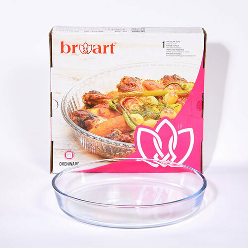 Прозрачная стеклянная форма для запекания 