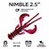 Силиконовая приманка Crazy Fish Nimble 3.2" 72-80-6-6-F, кальмар, 6 шт, плавающи...