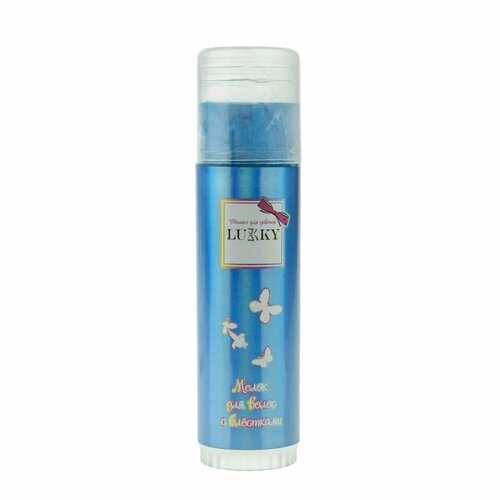 Мелок для волос Lukky синий с блёстками 735₽