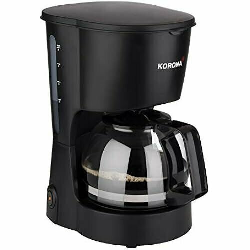 Кофемашина Korona 12011 черная кофемашина с фильтром на 5 чашек кофе со стеклянным кувшином 600 Вт 1118800₽
