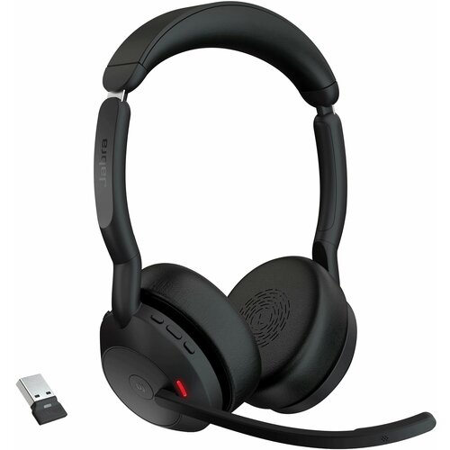 JABRA Наушники с микрофоном Jabra Evolve2 65 Flex накладные BT оголовье (26699-999-999) 26699-999-999 черный
