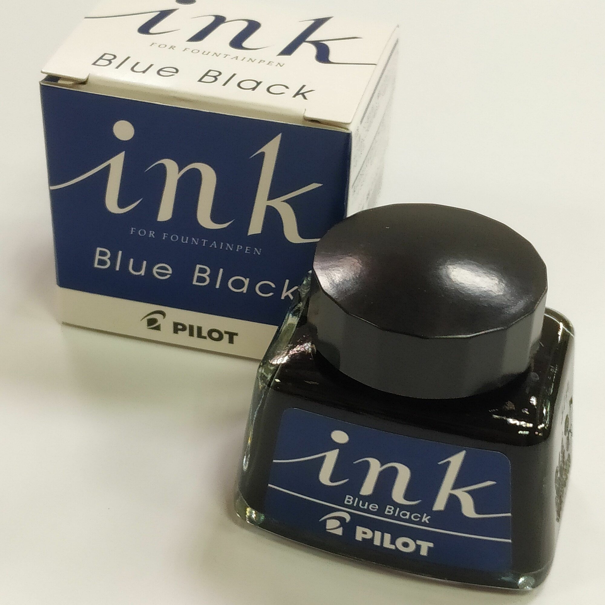 Чернила для перьевой ручки PILOT "INK-30" BLUE BLACK / тёмно-синие.