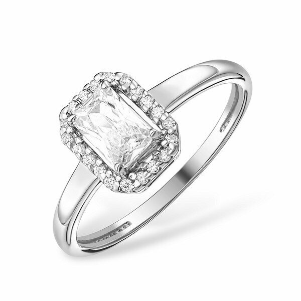 Кольцо JEWELIN, серебро, 925 проба, фианит