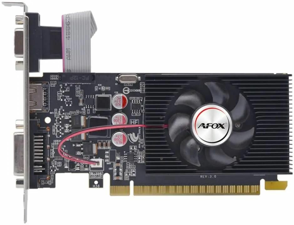 AFOX NVIDIA GeForce GT 240 AF240-1024D3L2-V2 1ГБ DDR3, Low Profile, Ret