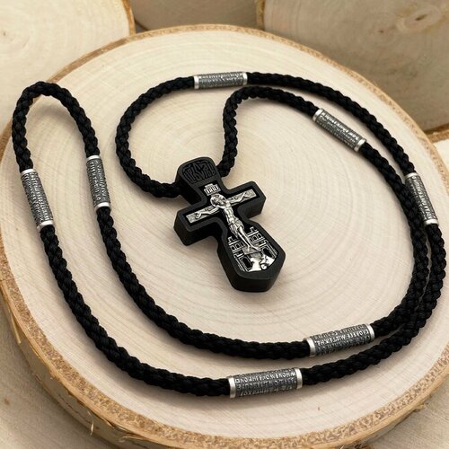 Комплект украшений Русские Мастерские серебро 925 проба оксидирование чернение длина 60 см серебристыйчерный 10580₽