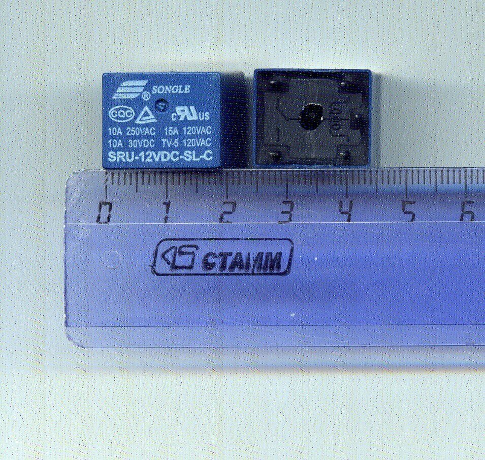 Реле 12V SRU-12VDC-SL-C (HJR-21FF-S-Z 12VDC)