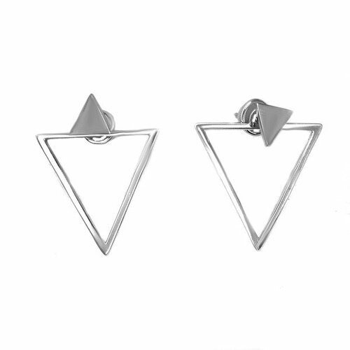 Серьги пусеты серебро, 925 проба