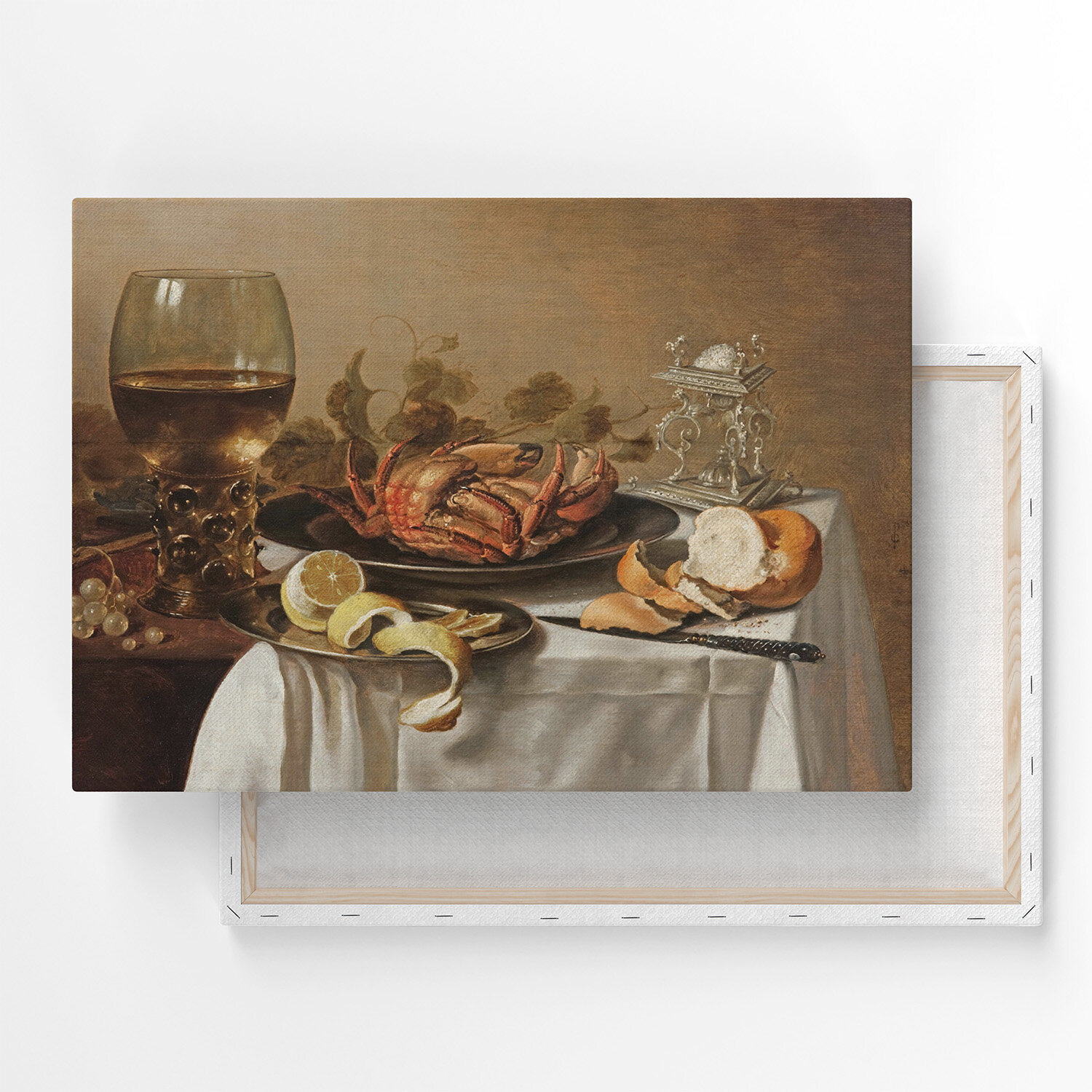 Картина на холсте, репродукция / Питер Клас - A still life with a roemer / Размер 30 x 40 см