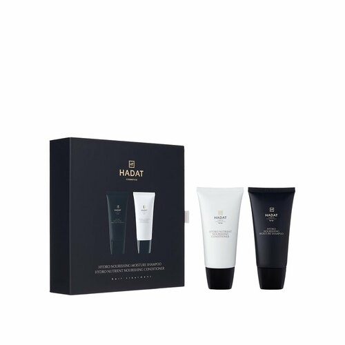 HADAT Подарочный набор для волос увлажняющий шампунь 70 мл кондиционер 70 мл в коробке Hydro Nourshing Moisture Shampoo Hydro Nutrient Nourishing Conditioner 2650₽