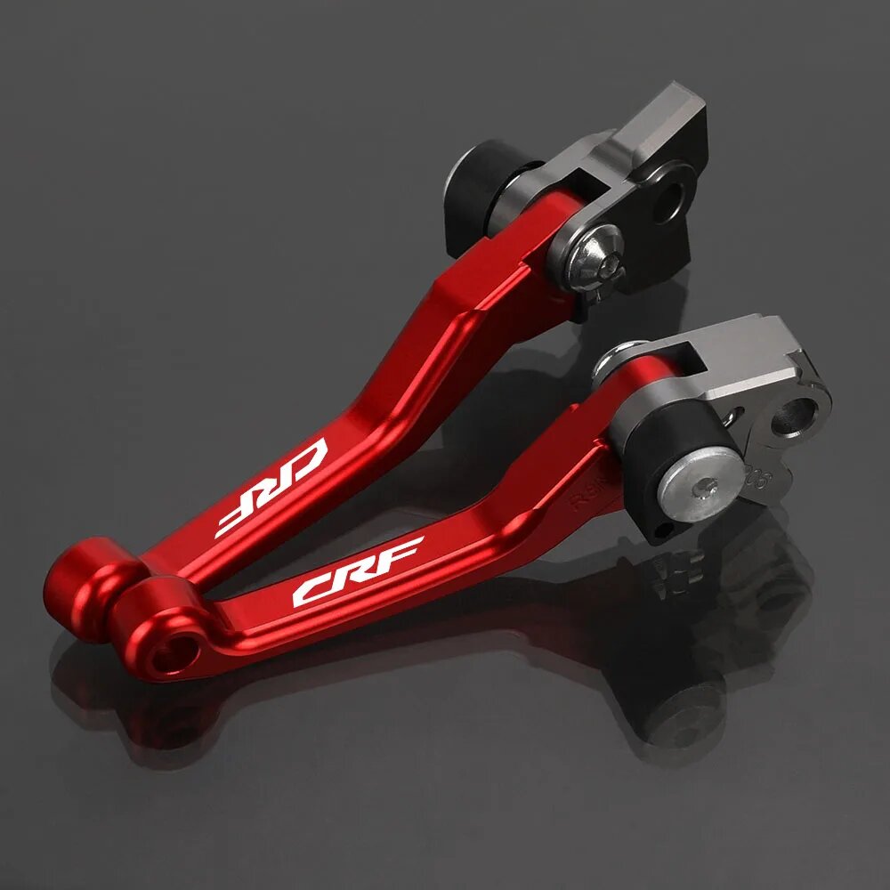 Складные рычаги тормозной муфты для HONDA CRF 250R 450R 250X 450X 230F CRF250R CRF450R CRF250X CRF450X CRF230F CRF250L/M 2003-2018, Красный