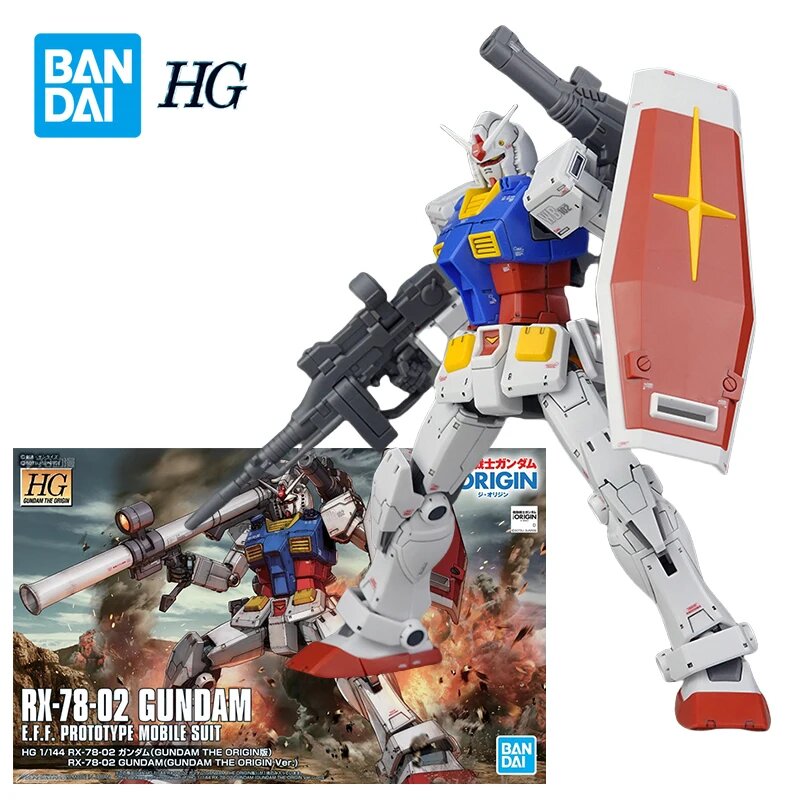 Bandai RX-78-02 Gundam сборная модель, A, Original box, Унисекс
