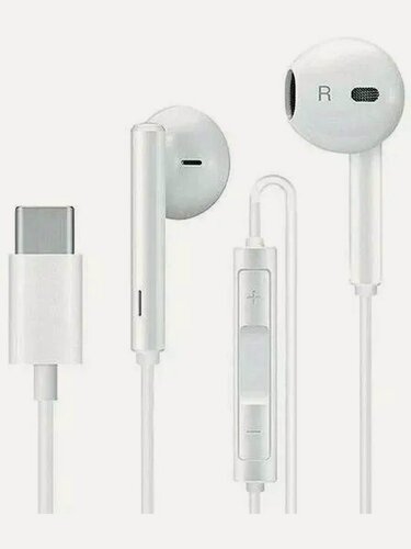 Изображение товара Проводные наушники Huawei CM33, вкладыши, USB Type-C, 32 Ом, белый