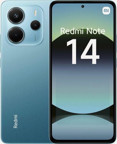 Изображение товара Смартфон Xiaomi Redmi Note 14 4G 8/128 ГБ, синий (Blue) RU NFC