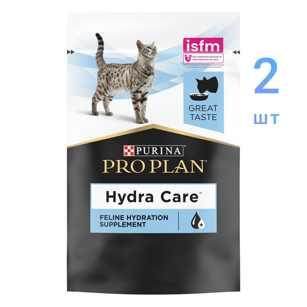 Пищевая добавка PRO PLAN Hydra Care для поддержания водного баланса 2х75 г