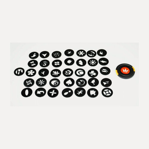 Изображение товара Крышка с насадками для фигурного боке 72 маски для 72 мм Fotokvant CAP-72х72